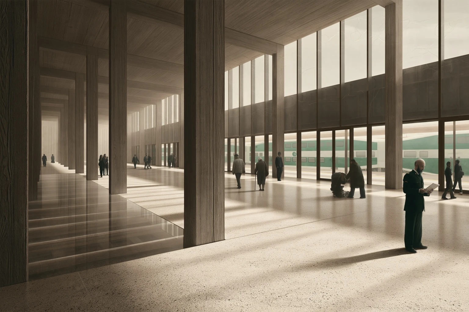 Chapter 3: Confederation GO main concourse interior