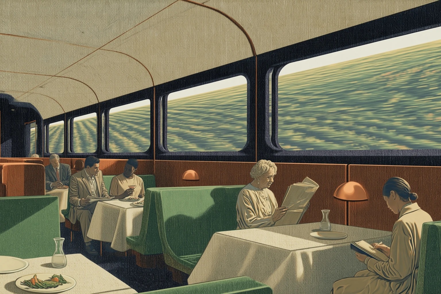 Chapter 3: Coast Rail dining car through the Niagara agricultural belt