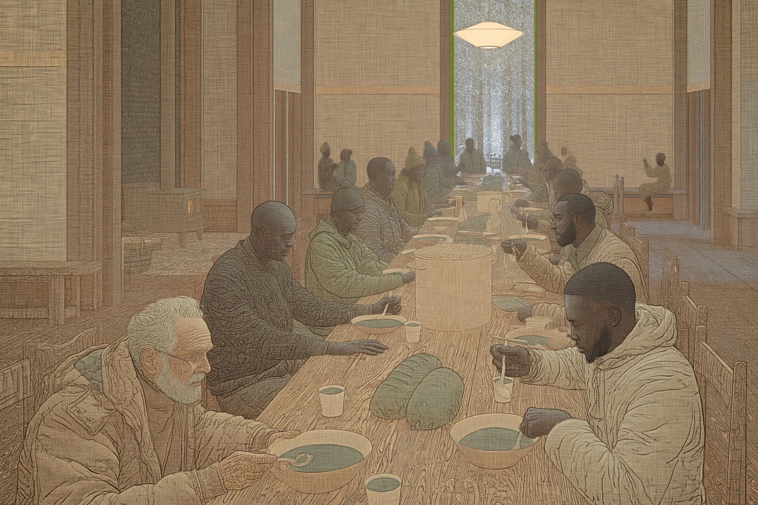 Chapter 3: February common hall dinner