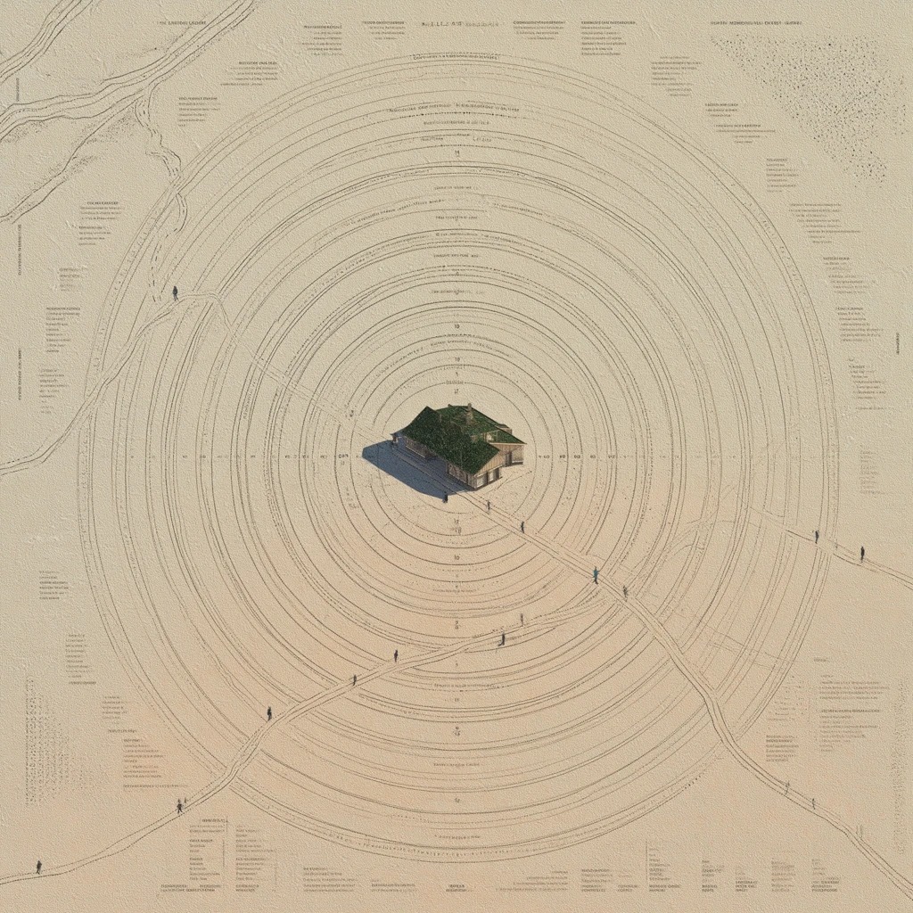 Chapter 3: Fifteen-minute neighborhood radial infographic