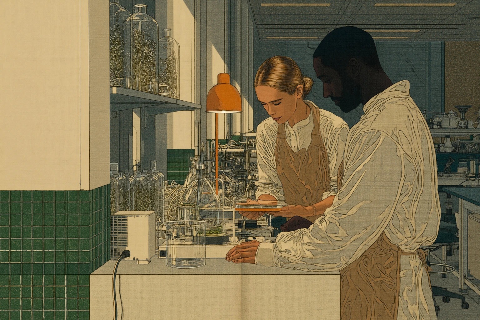 Chapter 4: McMaster bio lab, 2035, the gel discovery