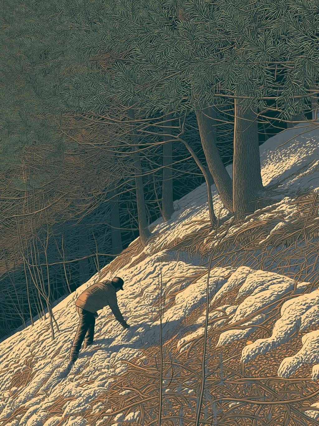 Chapter 5: Winter rounds on the escarpment slope