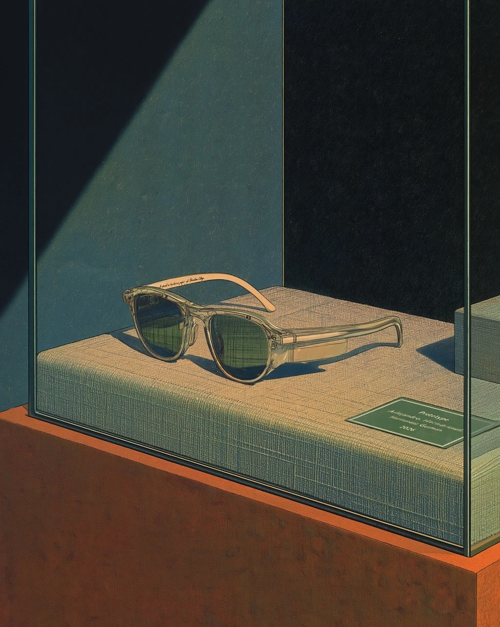 Chapter 8: 2026 Multi-Lens prototype in 2292 museum vitrine