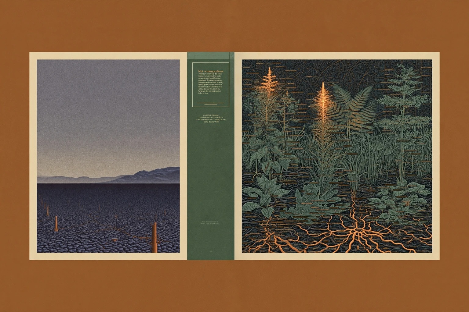 Chapter 8: Diptych: 2045 dead soil beside 2292 Richest Place polyculture