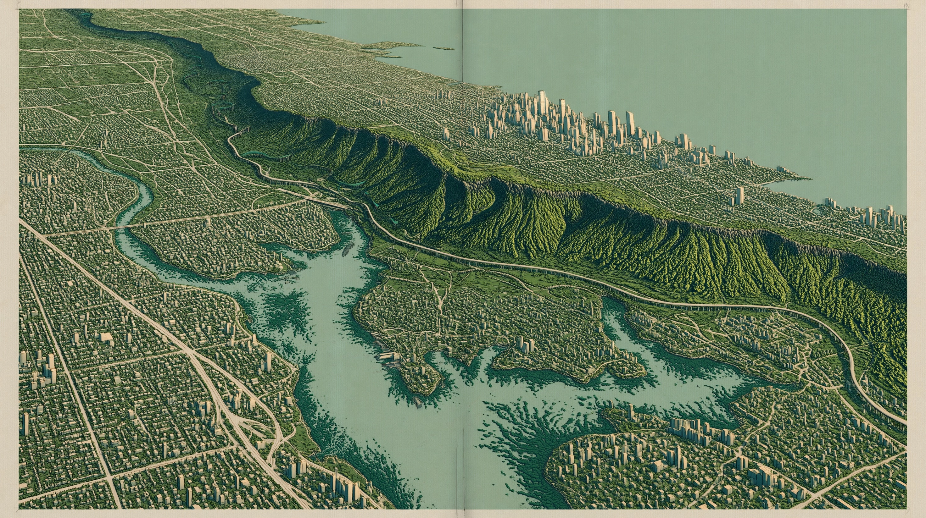 Hamilton 2092, City Overview Map