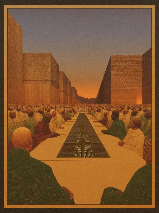 Ecosocial Compact Signing, 2060, Confederation Plaza