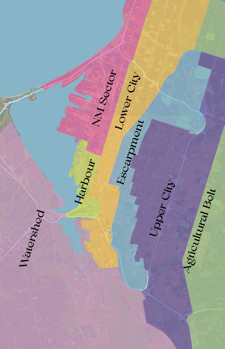 The Seven Bioregional Sectors, District Map